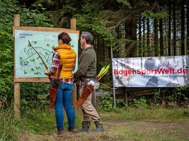 3D-Bogenparcours in Clausthal-Zellerfeld - Parcourstart