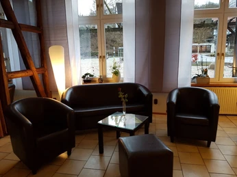 Ferienhotel Forelle in Treseburg - Sitzgruppe Ferienhotel Forelle in Treseburg - Sitzgruppe