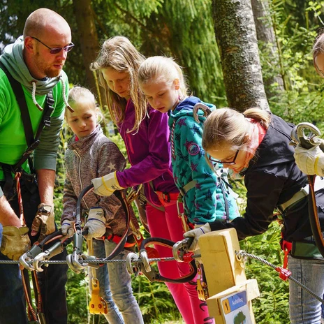 Kletterspaß im KiEZ Waldpark Grünheide