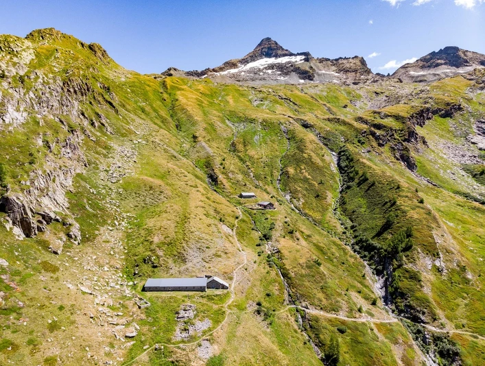 Bortelhütten und Bortelhorn