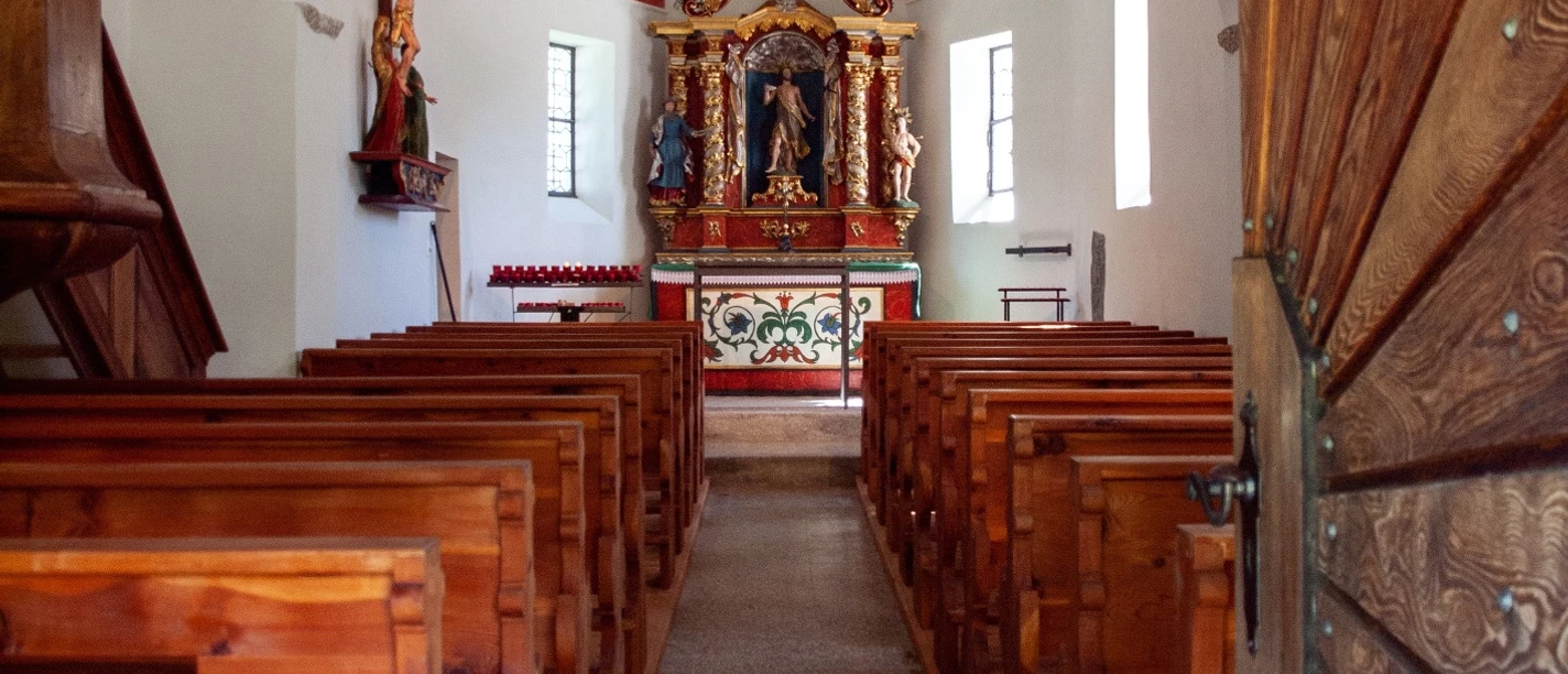 Eggen Kapelle Interior view of the Eggen Chapel