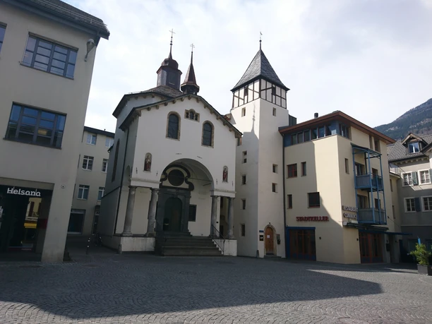 Sebastianskapelle Brig Vue extérieure de la chapelle Saint-Sébastien, Brigue