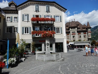Chavezbrunnen auf dem Stadtplatz