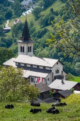 Kirche von Termen Aussenaufnahme der Kirche in Termen