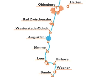 Wunderline App-Streckenplan