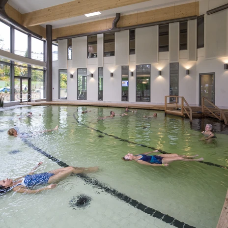 Schweben im Sächsischen Staatsbad Bad Elster | Foto: Archiv TMGS, Katja Fouad Vollmer