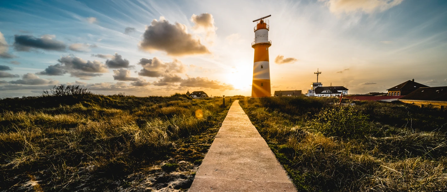 Elektrischer Leuchtturm Borkum Electric lighthouse Borkum