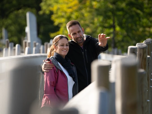 Unterwegs auf dem Baumwipfelpfad in Bad Iburg