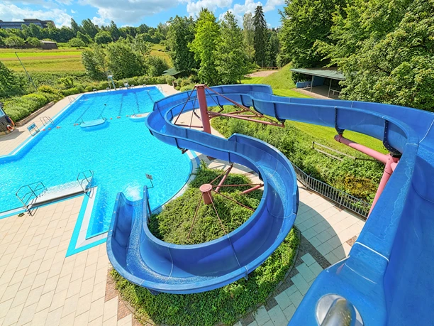Freibad Lossburg Wasserrutsche Freibad Lossburg Wasserrutsche