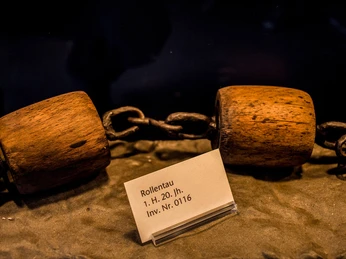 Altes Rollentau im museum am meer