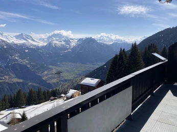 Aussicht Terrasse Frühling