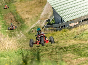 Downhill Cart Mehliskopf Bergauffahrt Downhill Cart Mehliskopf Bergauffahrt