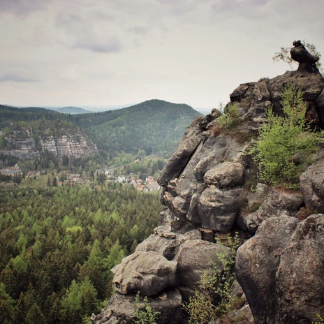 Unterwegs auf dem Oberlausitzer Bergweg