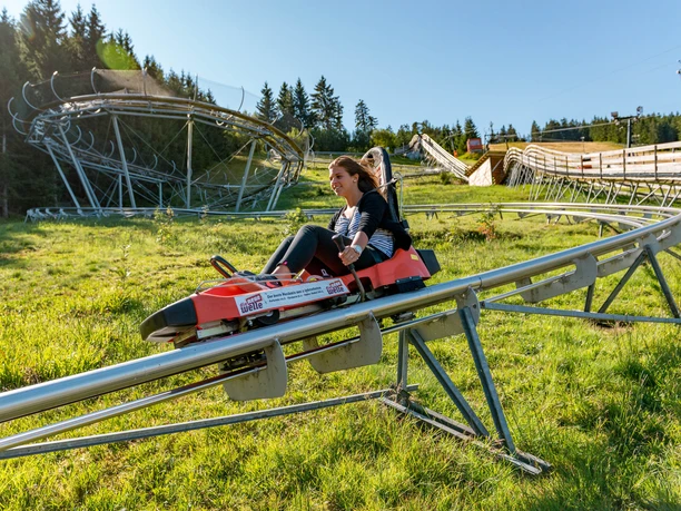 Ganzjahresbobbahn Mehliskopf Abfahrt Ganzjahresbobbahn Mehliskopf Abfahrt