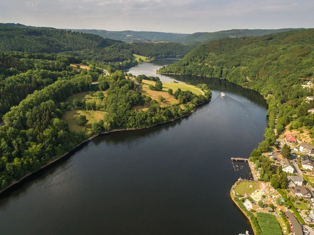 Blick auf Einruhr am Wildnis-Trail