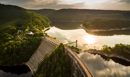 Urfttalsperre im Nationalpark Eifel