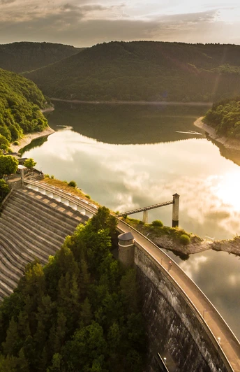 Urfttalsperre im Nationalpark Eifel