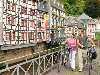 In der romantischen Altstadt von Monschau