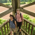 Aufstieg auf den Aussichtsturm