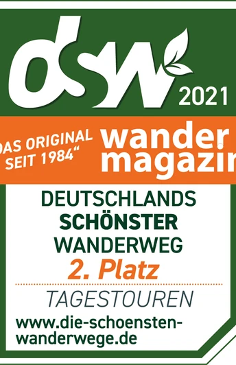 Deutschlands schönster Wanderweg Platz 2