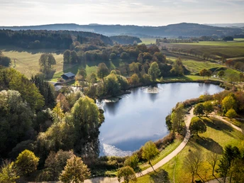 Der Kalkeifel-Radweg führt durchs idyllische Bolsdorfer Tälchen