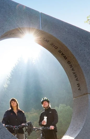 Der Urknall auf dem Kosmosradweg Kleine Kyll