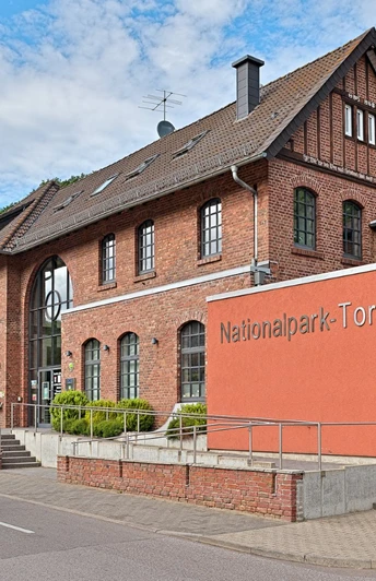 Nationalpark-Tor Heimbach am Bahnhof, Start der Radtour