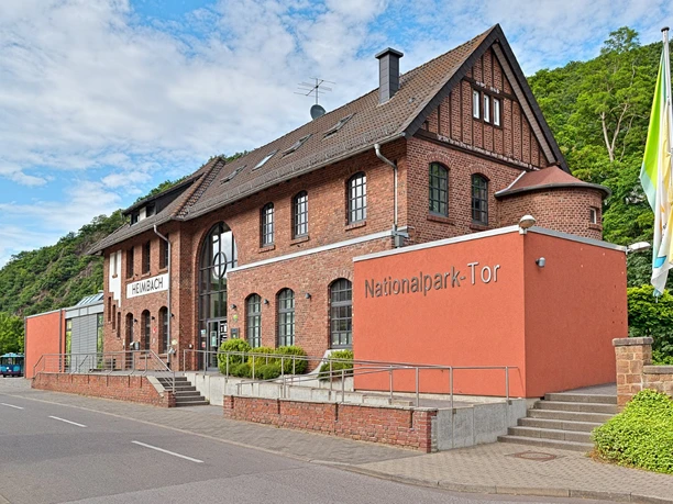 Nationalpark-Tor Heimbach am Bahnhof, Start der Radtour