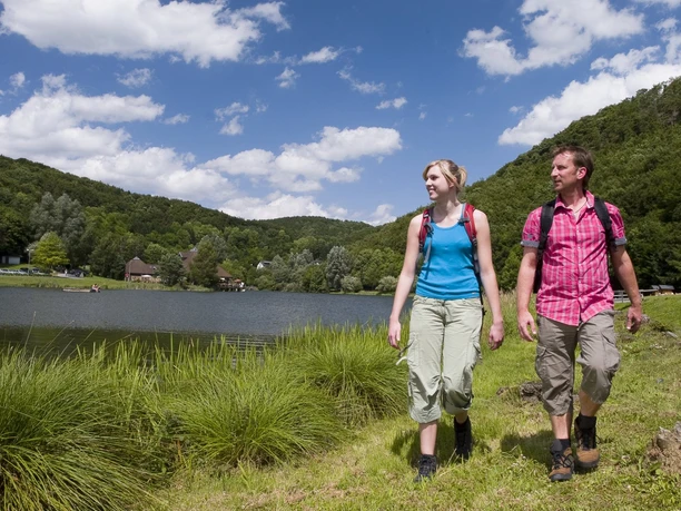 Blick auf den Waldsee Rieden