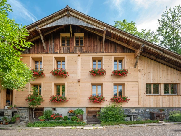 Restauriertes Haus