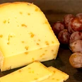 Moorkäse und Weintrauben