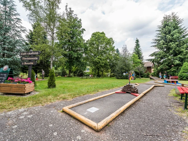 Kleingolf Minigolf Baiersbronn erste Bahn Kleingolf Minigolf Baiersbronn erste Bahn