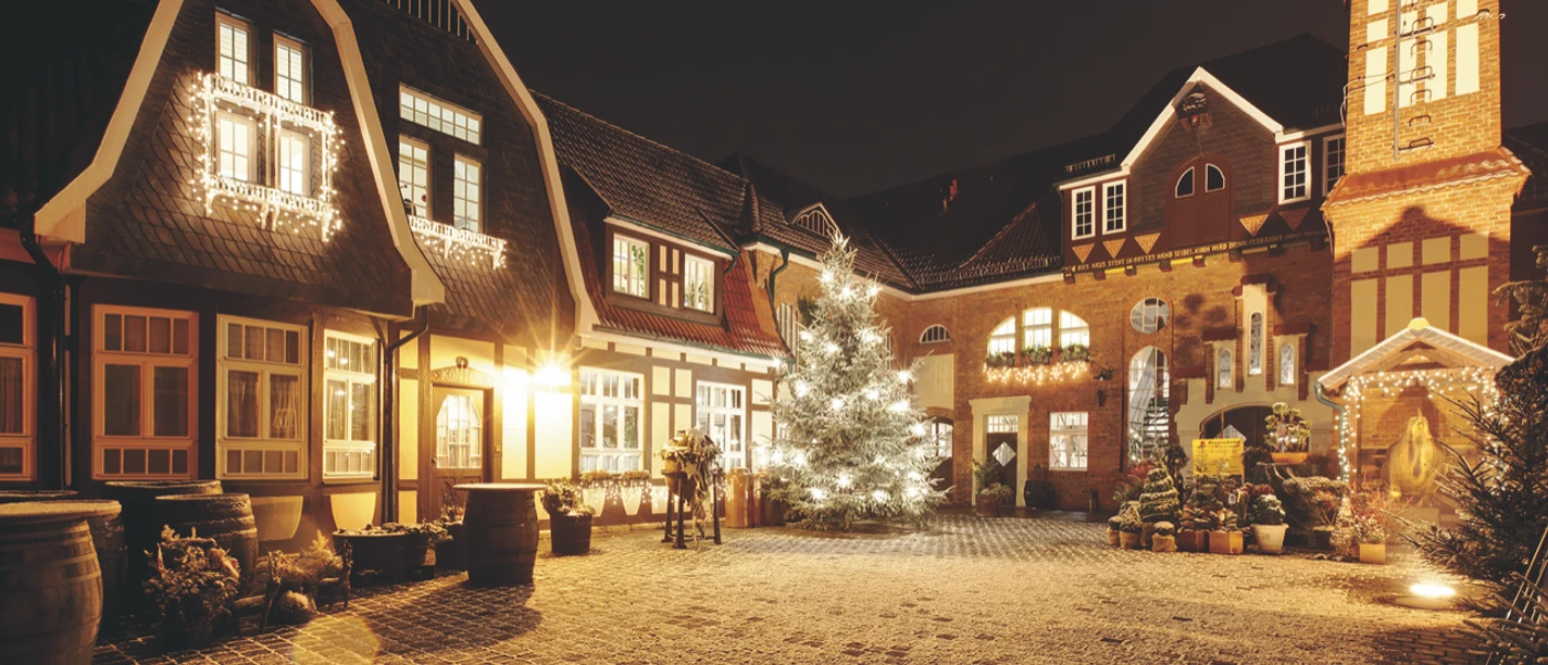 Kerst op de boerderij in de traditionele distilleerderij van Nordhausen