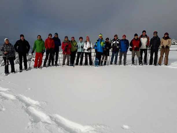 Gefuehrte Schneeschuhtour Schwarzwald Gruppe Gefuehrte Schneeschuhtour Schwarzwald Gruppe