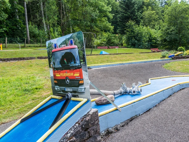 Minigolf Baiersbronn Obertal Bahn Feuerwehr Obertal