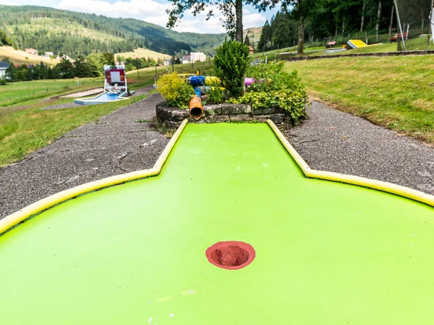 Minigolf Baiersbronn Obertal Hindernis