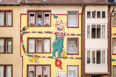 Street Art in der Hasestraße Fantasievolle Street Art in der Hasestraße