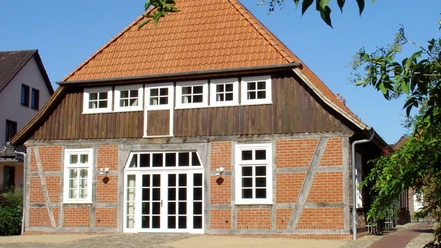 Außenfassade des Heimathauses in Visselhövede Außenfassade des Heimathauses in Visselhövede