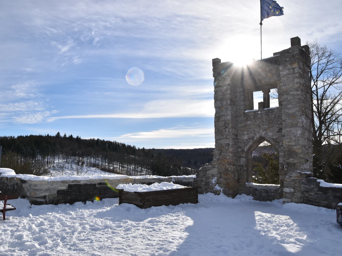 Burgruine Ringelstein | Winter Burgruine Ringelstein | Winter