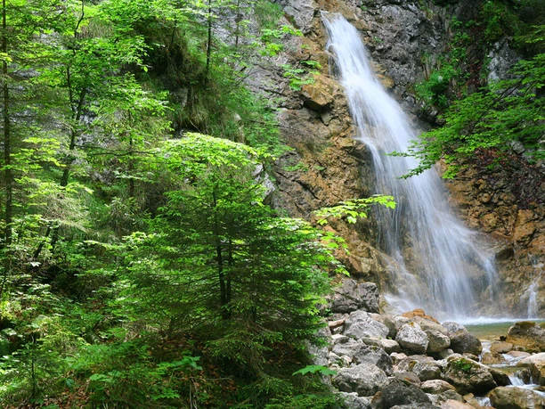 Wasserfall in der Schleifmühlklamm
