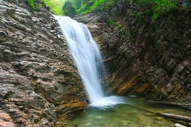 Wasserfall in der Schleifmühlenklamm