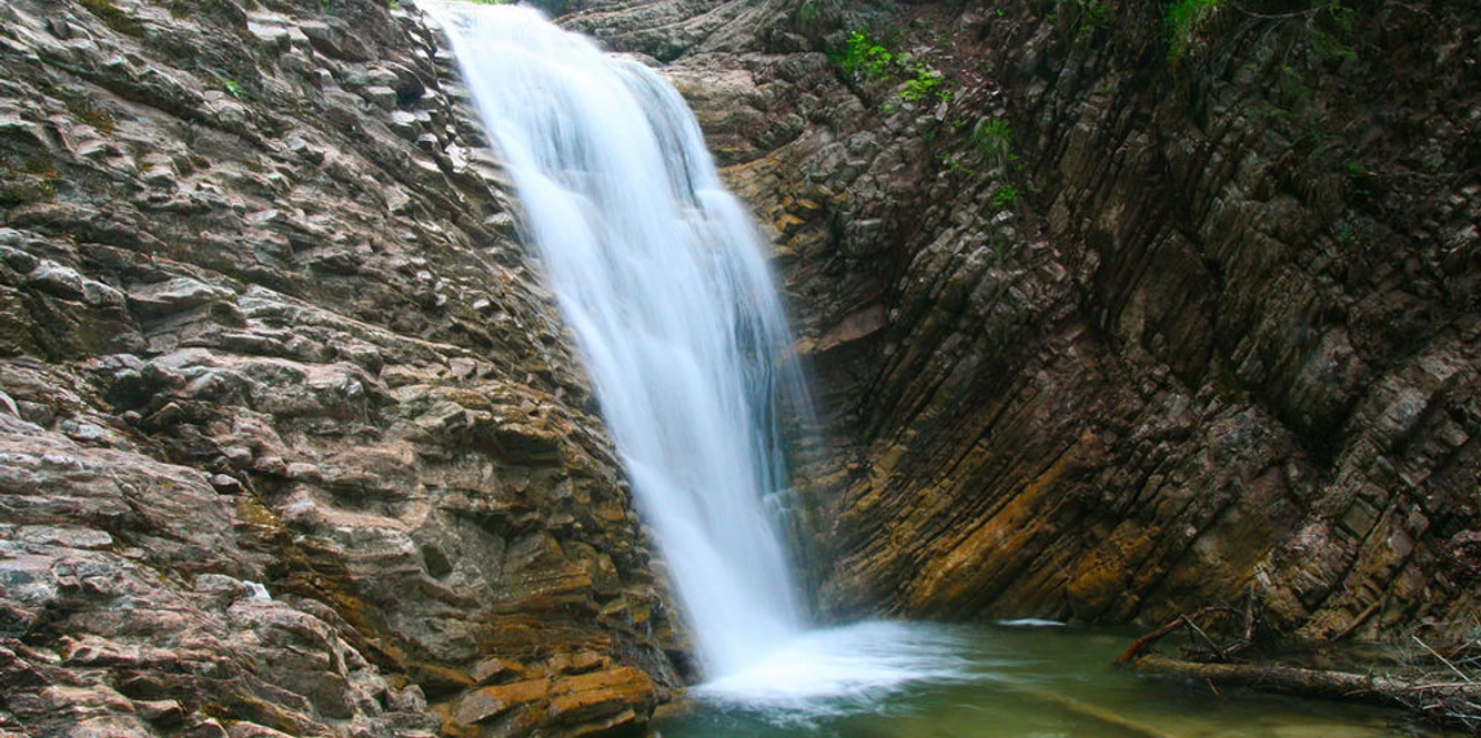 Wasserfall in der Schleifmühlenklamm