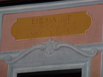 Historische Hausbeschriftung