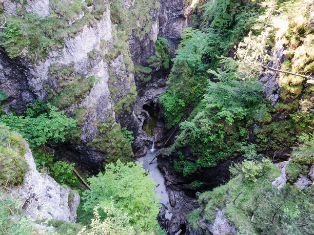 Blick in die Asamklamm