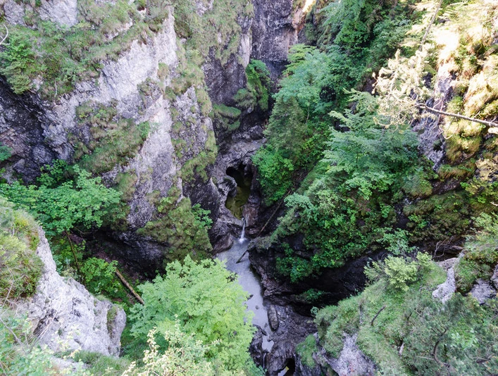 Blick in die Asamklamm