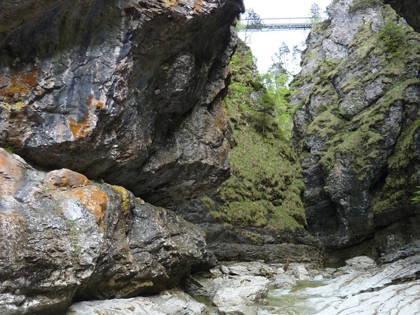 Steg in der Asamklammschlucht