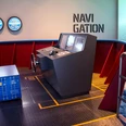 Schiffssimulator im JadeWeserPort-InfoCenter