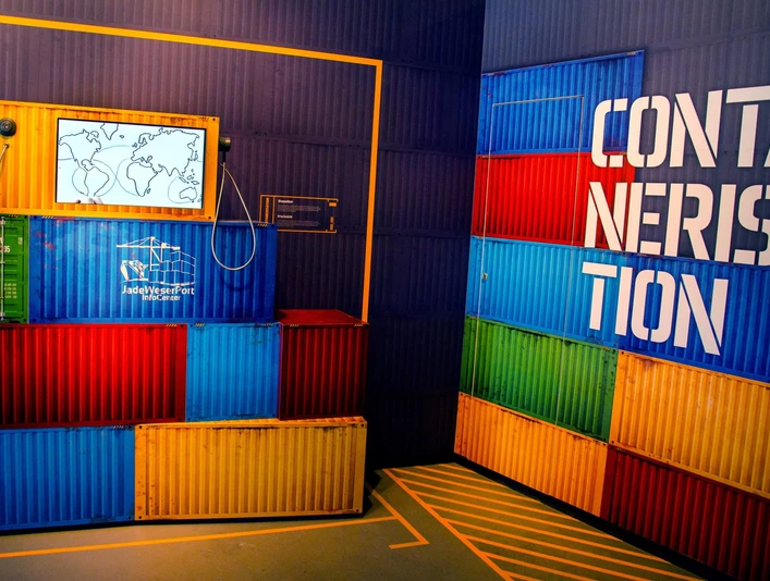 Innenansicht JadeWeserPort-InfoCenter