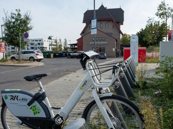 Meckenheim Bahnhof RVK E-Bike 2021 Herbst Meckenheim