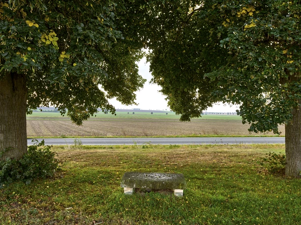 Rastplatz mit Steinbank Kissenbrück Rastplatz mit Steinbank Kissenbrück